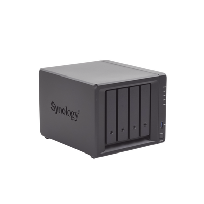SYNOLOGY - Servidor NAS de escrito de 4 bahías, soporta hasta 10TB por disco duro
