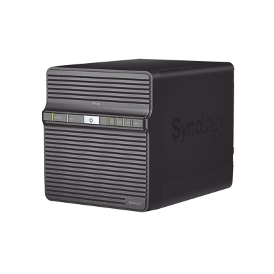 SYNOLOGY - Servidor NAS de 4 Bahías / Servicio Nube Gratis (P2P) / Administración Remota y Respaldo Programado