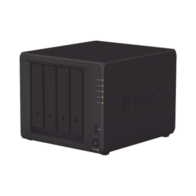 SYNOLOGY - Servidor NAS de escritorio con 4 bahías / Hasta 64 TB