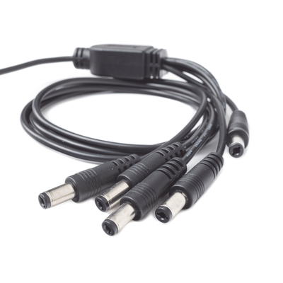 HIKVISION - Cable con 5 Vías para Alimentar 4 Cámaras TurboHD y DVR TurboHD Epcom / Hikvision