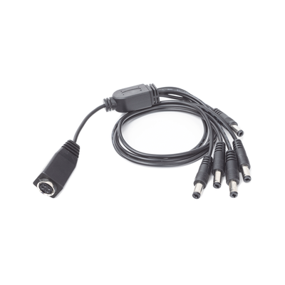 HIKVISION - Cable con 5 Vías para Alimentar 4 Cámaras TurboHD y DVR TurboHD Epcom / Hikvision