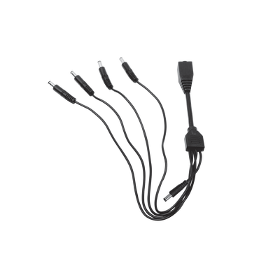 HIKVISION - Cable con 5 Vías para Alimentar 4 Cámaras TurboHD y DVR TurboHD Epcom / Hikvision