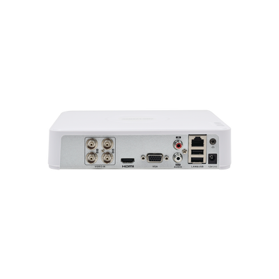 HIKVISION - DVR 1080P Lite / 4 Canales Turbo HD + 1 Canal IP / H.264+ / Hik-Connect P2P / 1 canal audio / Salida de video FULLHD