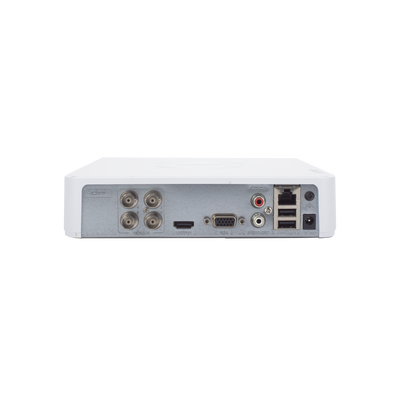 HIKVISION - DVR 4 Canales TurboHD + 1 Canal IP / 2 Megapixel (1080p) Lite / Acusense Lite (Busqueda Inteligente Personas Vehiculos) / Audio por Coaxitron / 1 Bahia de Disco Duro / H.265+ / Salida de Vídeo Full HD
