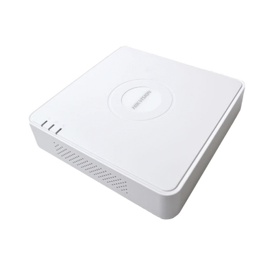 HIKVISION - NVR 4 Megapixel (Compatible con Cámaras ACUSENSE) / 4 canales IP / 4 Puertos PoE /1 Bahía de Disco Duro / Salida de Vídeo Full HD