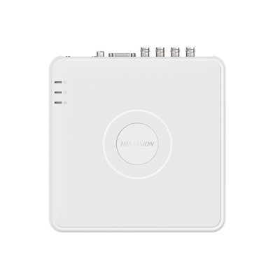 HIKVISION - DVR 2 Megapixel (1080P) lite / 8 Canales TURBOHD / AcuSenseLite (Busqueda Inteligente Personas Vehiculos) / 1 Bahía de Disco Duro / H.265+ / Audio por Coaxitrion y Audio Bidireccional / Detección de movimiento 2.0 / Salida de vídeo Fu