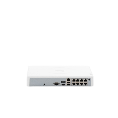 HIKVISION - NVR 4 Megapixel (Compatible con Cámaras ACUSENSE) / 8 canales IP / 8 Puertos PoE /1 Bahía de Disco Duro / Salida de Vídeo Full HD