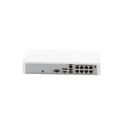 HIKVISION - NVR 4 Megapixel (Compatible con Cámaras ACUSENSE) / 8 canales IP / 8 Puertos PoE /1 Bahía de Disco Duro / Salida de Vídeo Full HD