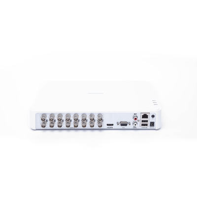 HIKVISION - DVR 2 Megapixel (1080P) lite / 16 Canales TURBOHD + 2 Canales IP / 1 Bahía de Disco Duro / H.264+ / 1 Canal de Audio / Salida de Vídeo FULL HD