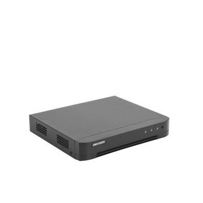 HIKVISION - DVR 4 Megapixel lite/ 4 Canales TURBOHD + 2 Canales IP / 1 Bahía de Disco Duro / 1 Canal de Audio / Vídeoanálisis