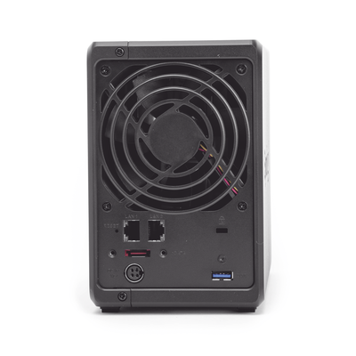 SYNOLOGY - Servidor NAS de escritorio con 2 bahías / Expandible a 7 bahías / Hasta 112 TB