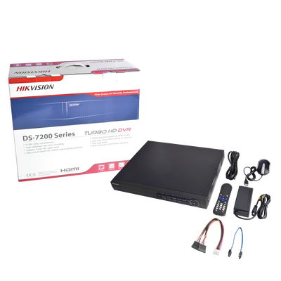 HIKVISION - DVR/NVR 18 Canales (16+2) / 16 Canales Turbo HD hasta 2 Megapixeles / 2 Canales IP hasta 2 Megapixeles / Compresión de video avanzada / Hik-Connect P2P / Video análisis / Salida de video 4K / Entradas y Salidas de Audio y Alarma