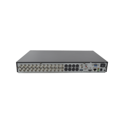HIKVISION - DVR 4 Megapixel / 24 Canales TURBOHD + 8 Canales IP / 2 Bahías de Disco Duro / 1 Canal de Audio / Videoanalisis