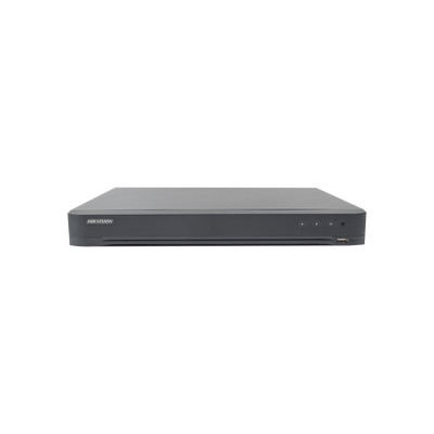 HIKVISION - DVR 4 Megapixel / 24 Canales TURBOHD + 8 Canales IP / 2 Bahías de Disco Duro / 1 Canal de Audio / Videoanalisis
