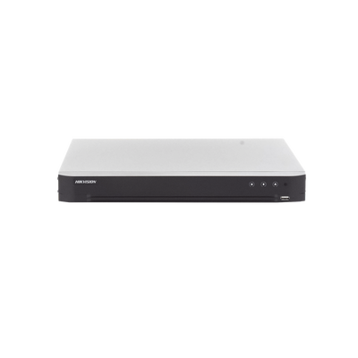 HIKVISION - DVR 32 Canales TurboHD + 2 Canales IP / 2 Megapixel (1080p) Lite / Acusense (Evita Falsas Alarmas) / Audio por Coaxitron / H.265+ / Salida de Video en Full HD