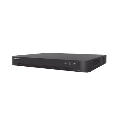 HIKVISION - DVR 32 Canales TurboHD + 2 Canales IP / 2 Megapixel (1080p) Lite / Acusense (Evita Falsas Alarmas) / Audio por Coaxitron / H.265+ / Salida de Video en Full HD