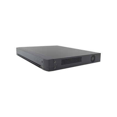 HIKVISION - DVR 32 Canales TURBOHD + 8 Canales IP / 4 Megapixel / 2 Bahías de Disco Duro / 1 Canal de Audio / Videoanálisis