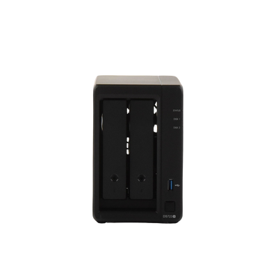 SYNOLOGY - Servidor NAS de 2 Bahías (Expandible a 7 Bahías) / Hasta 126 TB / Servicio Nube Gratis (P2P) / Administración Remota y Respaldo Programado