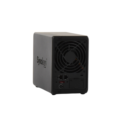 SYNOLOGY - Servidor NAS de 2 Bahías (Expandible a 7 Bahías) / Hasta 126 TB / Servicio Nube Gratis (P2P) / Administración Remota y Respaldo Programado