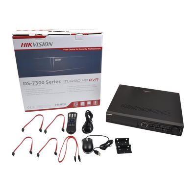 HIKVISION - DVR/NVR PENTÁBRIDO 18 Canales / 16 Canales Turbo HD 3MP / Cámaras IP Seleccionables / Compresión H.265 - H.264+ / P2P Hik-Connect / Video análisis / Salida de video 4K / Entradas y Salidas de Audio y Alarma