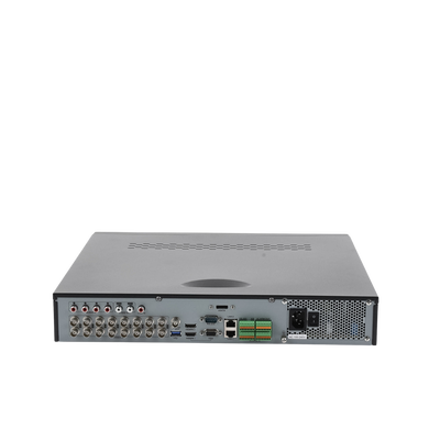 HIKVISION - DVR 16 Canales TurboHD + 16 Canales IP/ 8 Megapixel/ 4 Bahías de Disco Duro / 4 Canales de Audio / Videoanalisis / 16 Entradas de Alarma / Arreglo RAID / Soporta POS