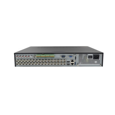 HIKVISION - DVR 8 Megapixel / 32 Canales TURBOHD + 16 Canales IP / 4 Bahias de Disco Duro / 4 Canales de Audio / Videoanalisis / 16 Entradas de Alarma / Arreglo RAID
