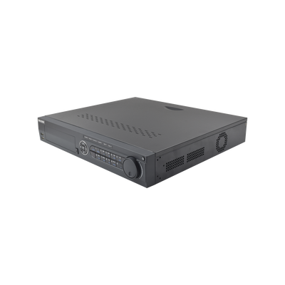 HIKVISION - DVR 8 Megapixel / 32 Canales TURBOHD + 16 Canales IP / 4 Bahias de Disco Duro / 4 Canales de Audio / Videoanalisis / 16 Entradas de Alarma / Arreglo RAID