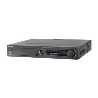 HIKVISION - DVR 8 Megapixel / 32 Canales TURBOHD + 16 Canales IP / 4 Bahias de Disco Duro / 4 Canales de Audio / Videoanalisis / 16 Entradas de Alarma / Arreglo RAID