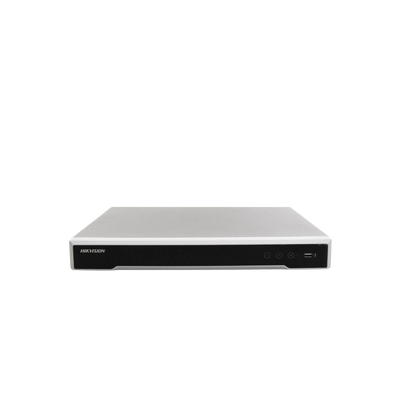 HIKVISION - NVR 8 Megapixel (4K) / 8 canales IP / 8 Puertos PoE+ / Soporta Cámaras con AcuSense / 2 Bahías de Disco Duro / HDMI en 4K