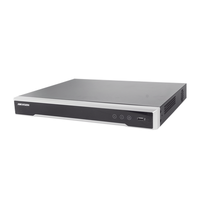 HIKVISION - NVR 8 Megapixel (4K) / 8 canales IP / 8 Puertos PoE+ / Soporta Cámaras con AcuSense / 2 Bahías de Disco Duro / HDMI en 4K