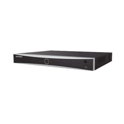 HIKVISION - [Acusearch] NVR 32 Megapixel (8K) / 8 Canales IP / 8 Puertos PoE+ / ACUSENSE / Reconocimiento Facial / POS / 2 Bahías de Disco Duro / HDMI en 4K / Alarmas I/O