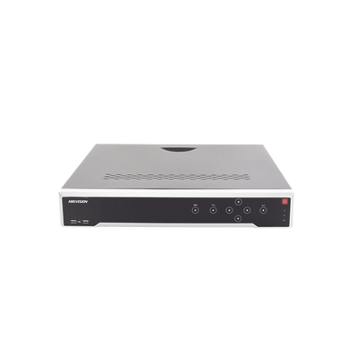 HIKVISION - NVR 12 Megapixel (4K) / 16 canales IP / 16 Puertos PoE / Soporta Cámaras con AcuSense / 4 Bahías de Disco Duro / Switch PoE / HDMI en 4K