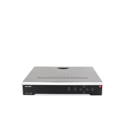 HIKVISION - NVR 12 Megapixel (4K) / 16 canales IP / 16 Puertos PoE / Soporta Cámaras con AcuSense / 4 Bahías de Disco Duro / Switch PoE / HDMI en 4K