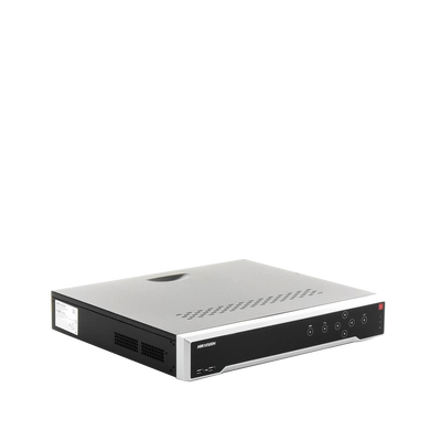 HIKVISION - [Doble Poder de Decodificación] NVR 32 Megapixel (8K) / 16 Canales IP / 16 Puertos PoE+ / AcuSense / ANPR / Conteo de Personas / Heat Map / 4 Bahías de Disco Duro  / HDMI en 8K / Soporta POS / Alarmas I/O / Smart  Search