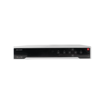 HIKVISION - NVR 12 Megapixel (4K) / 32 Canales IP / 16 Puertos PoE+ / Switch PoE 300 mts / HDMI en 4K / Soporta POS
