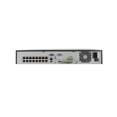 HIKVISION - NVR 12 Megapixel (4K) / 32 Canales IP / 16 Puertos PoE+ / Switch PoE 300 mts / HDMI en 4K / Soporta POS