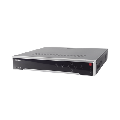HIKVISION - NVR 12 Megapixel (4K) / 32 Canales IP / 16 Puertos PoE+ / Switch PoE 300 mts / HDMI en 4K / Soporta POS