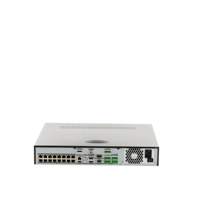 HIKVISION - [Doble Poder de Decodificación] NVR 32 Megapixel (8K) / 32 Canales IP / 16 Puertos PoE+ / AcuSense / ANPR / Conteo de Personas / Heat Map / 4 Bahías de Disco Duro  / HDMI en 8K / Soporta POS / Alarmas I/O / 2 Salidas HDMI / Smart Search