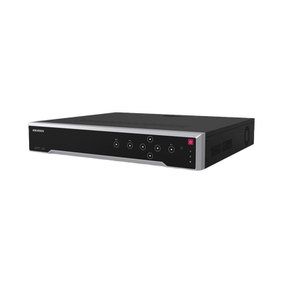 HIKVISION - [Doble Poder de Decodificación] NVR 32 Megapixel (8K) / 64 Canales IP / AcuSense / ANPR / Conteo de Personas / Heat Map / 4 Bahías de Disco Duro  / HDMI en 8K / Soporta POS / Alarmas I/O  /  Smart Search