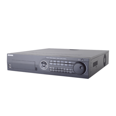 HIKVISION - DVR 2 Megapixel / 16 Canales TURBOHD + 2 Canales IP / 8 Bahías de Disco Duro / 16 Canales de Audio / 16 Entradas de Alarma
