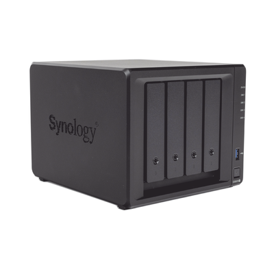 SYNOLOGY - Servidor NAS de escritorio con 4 bahías / Expandible a 9 bahías / Hasta 144 TB