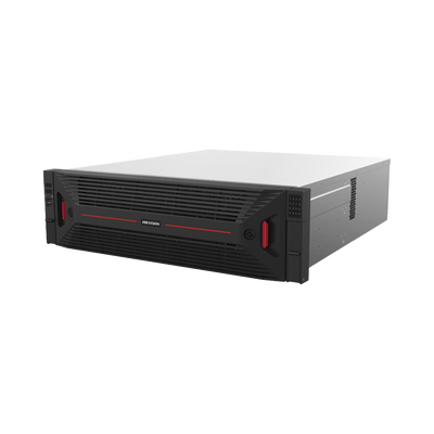 HIKVISION - NVR 32 Megapixel (8K) / 128 canales IP / 16 Bahías de Disco Duro / 4 Puertos de Red / Soporta RAID con Hot Swap / Fuente Redundante / NVR de Alto Desempeño