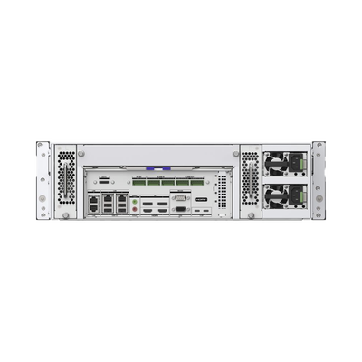 HIKVISION - NVR 32 Megapixel (8K) / 128 canales IP / 16 Bahías de Disco Duro / 4 Puertos de Red / Soporta RAID con Hot Swap / Fuente Redundante / NVR de Alto Desempeño