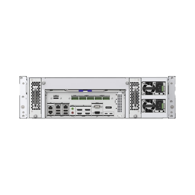 HIKVISION - NVR 32 Megapixel (8K) / 128 canales IP / 16 Bahías de Disco Duro / 4 Puertos de Red / Soporta RAID con Hot Swap / Fuente Redundante / NVR de Alto Desempeño