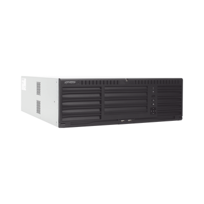 HIKVISION - NVR 12 Megapixel (4K) / 128 canales IP / 16 Bahias de Disco Duro / 4 Puertos de Red / Soporta RAID con Hot Swap / NVR de Alto Desempeño