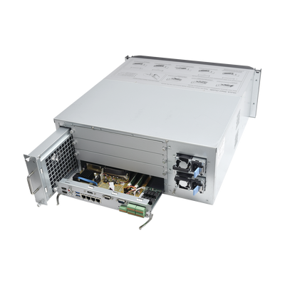 HIKVISION - NVR 12 Megapixel (4K) / 128 canales IP / 24 Bahías de Disco Duro / 4 Puertos de Red / Soporta RAID con Hot Swap / NVR de Alto Desempeño