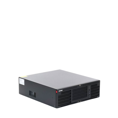 HIKVISION - [Doble Poder de Decodificación] NVR 32 Megapixel (8K) / 128 Canales IP / AcuSense / ANPR / Conteo de Personas / 16 Bahías de Disco Duro / 2 Tarjetas de Red / Soporta RAID con Hot Swap / 2 HDMI en 8K / POS / Alarmas I/O  / Smart Search