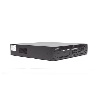 HIKVISION - NVR 12 Megapixel (4K) / 64 canales IP / Soporta Cámaras con AcuSense / 8 Bahías de Disco Duro / 2 Puertos de Red / Soporta RAID con Hot Swap / HDMI en 4K / Soporta POS