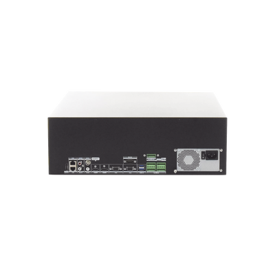 HIKVISION - [Doble Poder de Decodificación] NVR 32 Megapixel (8K) / 64 Canales IP / AcuSense / ANPR / Conteo de Personas / Heat Map / 16 Bahías de Disco Duro /  Soporta RAID con Hot Swap / 2 HDMI en 8K / Soporta POS / Alarmas I/O  / Smart Search