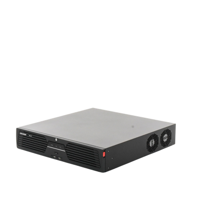 HIKVISION - [Doble Poder de Decodificación] NVR 32 Megapixel (8K) / 64 Canales IP / AcuSense / ANPR / Conteo de Personas / Heat Map / 8 Bahías de Disco Duro  / Soporta RAID con Hot Swap / 2 HDMI en 8K / Soporta POS / Alarmas I/O  / Smart Search